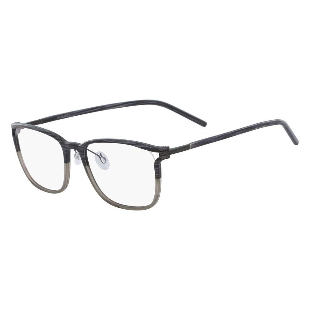 New AIRLOCK PURE AL-2000 035 Grey Horn Eyeglasses 53/17/145